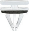 Ford Moulding Clip W/Sealer White Nylon Ford: W716352S300