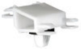 Land Rover Moulding Clip W/Sealer White Nylon <br><font color=red><font size=2.5>Land Rover: DYC000091</font></font>