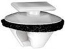 Land Rover Moulding Clip W/Sealer White Nylon <br><font color=red><font size=2.5>Land Rover: LR032984</font></font>