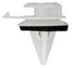 Land Rover Moulding Retainer W/Seal White Nylon <br><font color=red><font size=2.5>Land Rover: IPN500050</font></font>