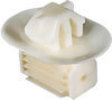 VW Audi Windshield Pillar Trim Clip - White Nylon <br><font color=red><font size=2.5>VW & Audi: 6N0867276</font></font>
