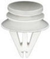 GM Moulding Retainer White Nylon <br><font color=red><font size=2.5>GM: 92138811</font></font>