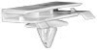 GM Moulding Clip White Nylon <br><font color=red><font size=2.5>GM: 92138807</font></font>