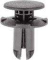 Hyundai & Kia Push-Type Retainer - Black Nylon <br><font color=red><font size=2.5>Replaces # 23501</font></font>
