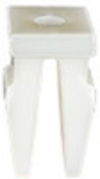 Hyundai Kia Screw Grommet - White Nylon <br><font color=red><font size=2.5>Hyundai & Kia: 865183M000</font></font>