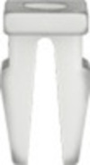 Kia Screw Grommet - White Nylon