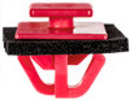 Kia Moulding Clip W/Sealer - Red Nylon <br><font color=red><font size=2.5>Kia: 87756C5000</font></font>