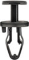 Ford Push-Type Retainer - Black Nylon <br><font color=red><font size=2.5>Ford: W719367S300</font></font>