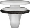 Hyundai Kia Moulding Retainer W/Sealer - White Nylon Hyundai & Kia: 924852H000