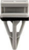 Truck Garnish & Spoiler Moulding Clip Gray Nylon - Honda Acura Honda & Acura: 91514SMGE01