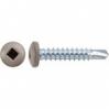 #6 X 3/4'' Square Pan Self-Drilling Teks - Zinc Tan Painted Head