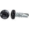 #8 X 3/4'' Square Pan Self-Drilling Teks - Zinc Black Painted Head