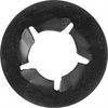 Pushnut Bolt Retainer 1/4 Bolt 1/2 OD Black Phosphate