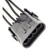 Weather Pack In-Line 4-Way Shroud Harness Connector <br><font color=red><font size=2.5>GM: 88861069</font></font>