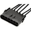Weather Pack In-Line 6-Way Shroud Harness Connector <br><font color=red><font size=2.5>GM: 88861099</font></font>
