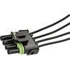 Weather Pack In-Line 4-Way Tower Harness Connector <br><font color=red><font size=2.5>GM: 88861071</font></font>