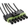 Weather Pack In-Line 6-Way Tower Harness Connector <br><font color=red><font size=2.5>GM: 88861070</font></font>