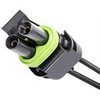 Weather Pack In-Line 2-Way Tower Harness Connector <br><font color=red><font size=2.5>GM: 88861068</font></font>