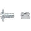 Slotted Round Washer Head License Plate Screw W/Square Nut 1/4-20 X 1/2''