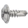 Phillips Washer Head Tapping Screw W/ Teks  Point #8 X 3/8'' - Chrome <br><font color=red><font size=2.5>GM: 9616231</font></font>