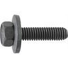 Hex Head Sems  Screw M6-1.0 X 25MM - Black GM: 11504303