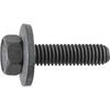 Hex Head Sems Screw M6-1.0 X 25MM - Black