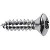 Torx Oval Head T.S. #10 X 3/4'' - Chrome