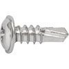 Phillips Pozi-Drive Washer Head Tapping Screw W/ Teks Point M4.2-1.41 X 13MM - Chrome