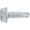 Hex Washer Head Tapping Screw W/ Teks Point #6 X 1/2'' - Zinc