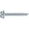 Hex Washer Head Tapping Screw W/ Teks Point #6 X 1'' - Zinc