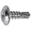 Phillips Washer Head Tapping Screw W/ Teks Point #8 X 1/2'' - Chrome
