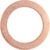 7/16'' X 5/8'' X 1/32'' Flat Copper Gasket
