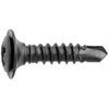 M4.2 X 20MM Phillips Oval Head Tek Tapping Screw - Black