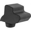 GM Hood Prop Buffer - Black Rubber GM: 22755704