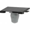 Moulding Clip Mercedes - Black Nylon with Gray Seal <br><font color=red><font size=2.5>Mercedes: 0129885078</font></font>