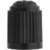 Replacement Valve Cap - Black Plastic with Seal - Standard