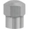 Replacement Valve Cap - Metal with Seal - Chrome Finish