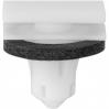 Liftgate Moulding Clip with Sealer Ford - Natural Nylon <br><font color=red><font size=2.5>Ford: W790449S900</font></font>