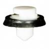 Windshield Pillar Trim Retainer with Sealer Ford - White Nylon <br><font color=red><font size=2.5>Ford: W790486S900</font></font>