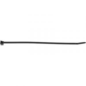 Black Cable Tie with Clamping Rails 8'' Long 4.7mm Width