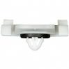 Rocker Moulding Clip with Sealer Mercedes - White Nylon <br><font color=red><font size=2.5>Mercedes: 2119880578</font></font>
