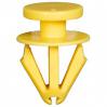 Rear Wheel Opening Spat Clip Chrysler - Yellow Nylon <br><font color=red><font size=2.5>Chrysler: 68499019AA</font></font>