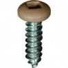 #6 X 1/2'' Square Drive Pan RV Tapping Screws Zinc - Tan Painted Head