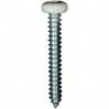 #8 X 1-1/4'' Square Drive Pan RV Tapping Screws Zinc - White Painted Head