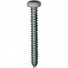 #8 X 1-1/2'' Square Drive Pan RV Tapping Screws Zinc - White Painted Head