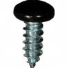 #10 X 1/2'' Square Drive Pan RV Tapping Screws Zinc - Black Painted Head