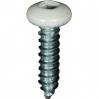 #10 X 3/4'' Square Drive Pan RV Tapping Screws Zinc - White Painted Head