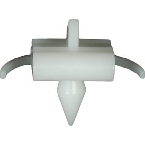 Rocker Moulding Clip (BMW: 51-71-1-959-929) - White Nylon BMW: 51711959929
