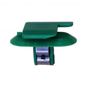 Lower Center Pillar Interior Moulding Trim Clip with Metal Reinforcement (GM: 13435002) - Green Nylon GM: 13435002