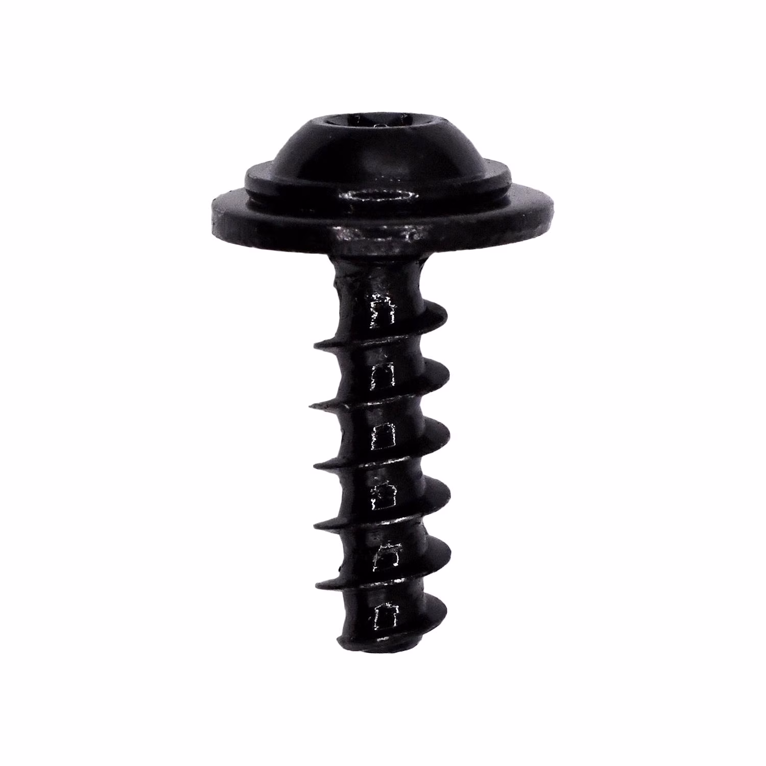 Round Washer Head Tapping Screw with Sems  Washer BMW  -  Black Zinc <br><font color=red><font size=2.5>BMW: 07129909270</font></font>